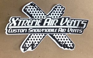 Xtreme Air Vents Decals 5"x7"